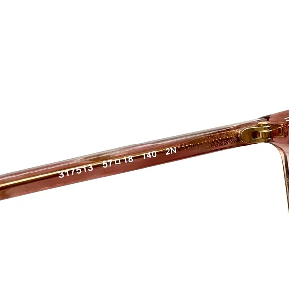 Michael Kors Pink and Brown Sunglasses with Oversized Frame  display picture 1